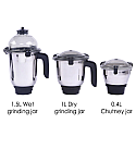 Sumo Mixer Grinder with 4 Stainless Steel Jars, 1000 W in Black